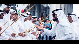 Arab Men Traditional Dance  United Arab Emirates UAE [upl. by Bornie550]