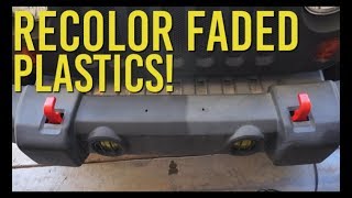 How To Recolor Faded Plastics [upl. by Jed]