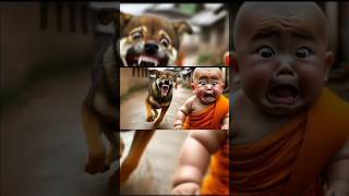 yt shorts statusvideo monk cutemonk baby  viral short [upl. by Tatman]