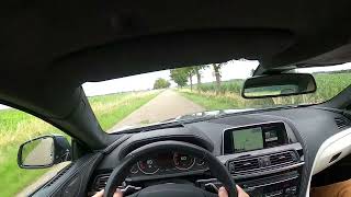 BMW 640i Gran Coupé F06 overview and POV test drive [upl. by Arotak576]