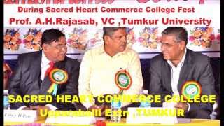 SACRED HEART COMMERCE COLLEGETumkurs Best Commerce College [upl. by Toscano]