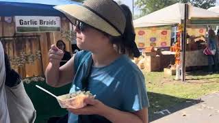 Vendors at the 2024 Hudson Valley Garlic Festival in Saugerties [upl. by Ahtrim16]