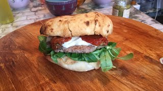 Recette hamburger aux saveurs d’italie [upl. by Sudnac385]