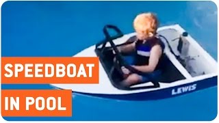 Best Childs Toy Ever  MiniSpeed Boat [upl. by Hiasi]