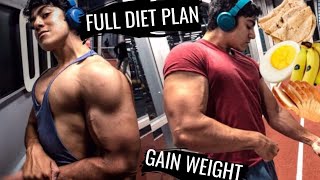 FULL DAY OF EATING Indian Bodybuilding हिंदी🇮🇳Diet Plan for Students  Fast Weight amp Muscle Gain [upl. by Gibbs506]