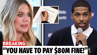 IN EMOTIONS Khloe Kardashian BREAKSDOWN When Tristan Thompson Record FINE [upl. by Betteann]