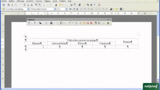 Initiation au traitement de texte Libroffice Writer  Créer un tableau  cours 01 [upl. by Ilyak]