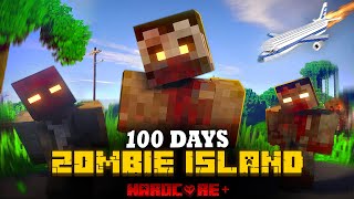 100 DAYS ON A ZOMBIE ISLAND IN MINECRAFT [upl. by Ko]