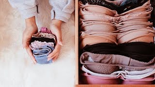 BRA101 PT 15 How to FOLD  STORE Bras amp Panties like a VS Employee  INMYSEAMS [upl. by Jehoash629]