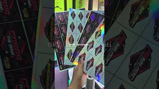 STIKER LAMINASI GLOSSY DAN HOLOGRAM😍 [upl. by Philoo]