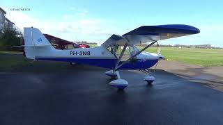 Aeropro Fox Eurofox PH3N8 Teuge Airport 26 Feb 2022 [upl. by Anatlus]