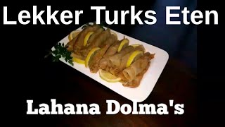 Turkish Cabbage Rolls  Turkish Dolma  How to make Stuffed Cabbage with minced meat  Dolma Recipe [upl. by Kassie]