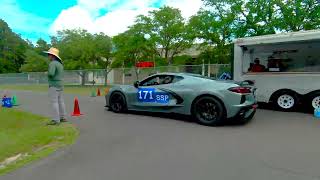 Corvettes Racing Autocross  FPV DRONE  SCCA Jax Solo  FSCJ North Campus [upl. by Lekar]