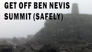 Get off Ben Nevis summit  safely [upl. by Lizabeth]