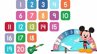 Learn Numbers Disney Buddies 123s  Kids Counting Numbers 1 to 20 by Disney [upl. by Radnaskela]