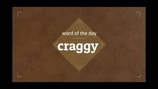 craggy meaning and usage [upl. by Rot483]