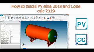 How to install Intergraph PVElite 2019 and Code Calc 2019 [upl. by Dietsche]