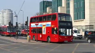 Londons buses at Vauxhall 11th March 2016 [upl. by Charlene]