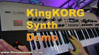 Korg KingKORG Synthesizer Demo [upl. by Brownley593]