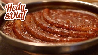 Bratwurst mit Zwiebelsoße Rezept [upl. by Rma746]