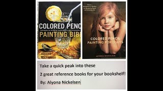 Alyona Nickelsen Colored Pencil Painting Bible and Painting Portriats [upl. by Denison867]