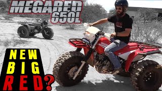 The Modern BIG RED Is finished  HONDA XR650L Trike Build Part 4 [upl. by Nnyleuqaj12]