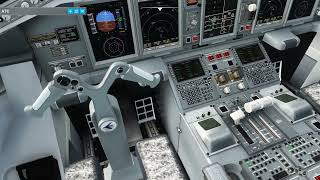 MSFS Virtualcol Embraer 190 approach and landing ESKN [upl. by Kiel]