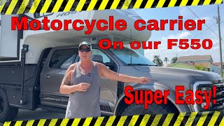 Motorcycle Carrier for Ford F550  The Ultimate Guide [upl. by Eenram31]