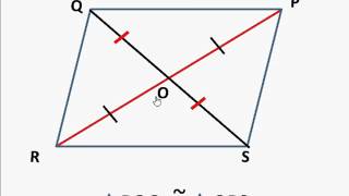 Maths  Diagonals of a parallelogram  English [upl. by Gregrory734]