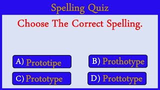 Spelling Quiz 42 Can You Score 1515 [upl. by Nekal]