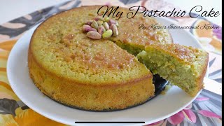 My Easy amp Moist Pistachio Cake [upl. by Cavallaro813]