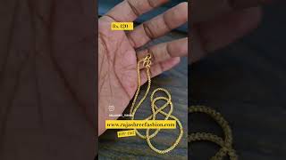 One Gram Model 18 inches chain wwwrajashreefashioncom 7010041418 9025646497 fashion [upl. by Bibah204]