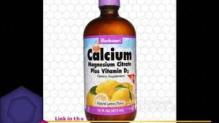 Solgar Liquid Calcium Magnesium Citrate with Vitamin D3 Natural Blueberry 16 fl oz 473 ml [upl. by Remde]