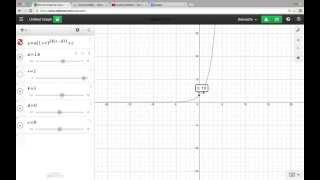 Transforming Exponential Functions with Growth and Decay Grade 11 University Lesson 4 6 4 7 15 [upl. by Aikaj]