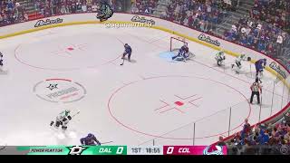 NHL 24  Dallas Stars vs Colorado Avalanche  Playstation [upl. by Anitsyrhk]