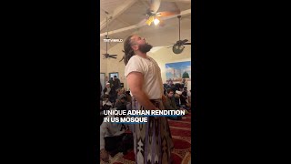 Unique Adhan rendition in US mosque goes viral [upl. by Inanuah226]