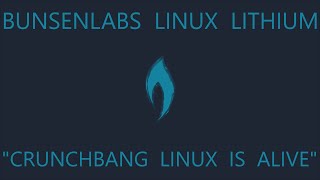 BunsenLabs Linux Lithium  CrunchBang Linux Is Alive [upl. by Kerwin]