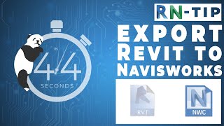 TIPS Export Revit to Naviswork in 44 Seconds [upl. by Matrona745]