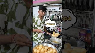 Making Golgappa recipe 😋 minivlog food golgappa shorts [upl. by Herald]