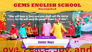 Bow Song Senior Boys  Christmas Celebration 2023  GES Aurangabad [upl. by Nevarc]