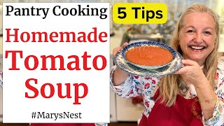 How to Make Homemade Tomato Soup  Easy Tomato Soup Recipe [upl. by Haily]