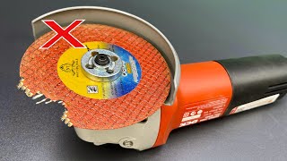 Never make these two mistakes when using a rotary cutting wheel on an angle grinder [upl. by Mylor]