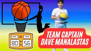 TEAM CAPTAIN DAVE MANALASTAS😱🏀 davemanalastas techram batangkargador [upl. by Anya]