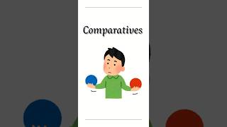 Examples of Comparative Adjectives english comparative englishlessons [upl. by Eynaffit772]