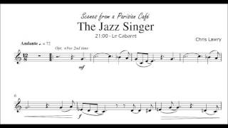 The Jazz Singer Chris Lawry Bb Clarinet amp Piano from Scenes from a Parisian Cafe [upl. by Blain]