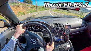 1994 Mazda FD RX7  Driving The Twin Turbo Rotary Legend POV Binaural Audio [upl. by Alilad677]