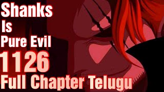 One Piece 1126 Full Chapter in Telugu l Red Hair Pirates Dont Play Dumb [upl. by My]