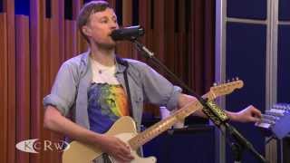 Django Django performing quotWaveformsDrumformsquot Live on KCRW [upl. by Kared]