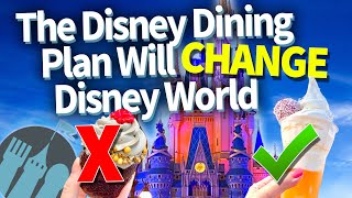 How the Return of the Disney Dining Plan Will Change Disney World [upl. by Llednahs]