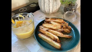 Fancy Potato Sticks and Garlic Cheese Sauce [upl. by Gilmore909]